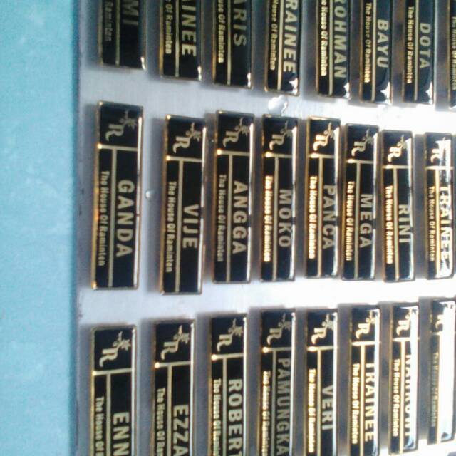

Nama dada kuningan peniti