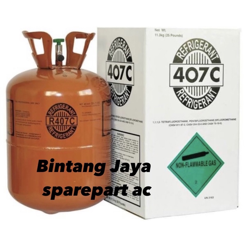 Refrigerant AC R407 tabung