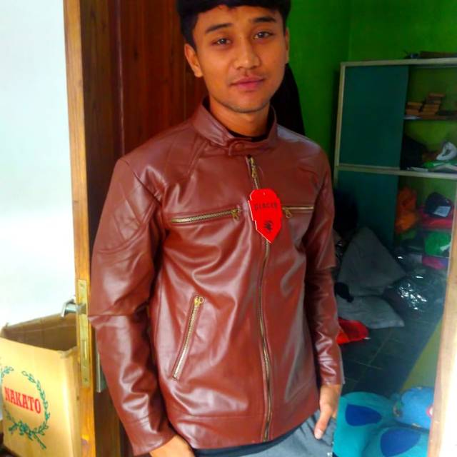 PREMIUM Jaket Kulit Pria NEW TREN