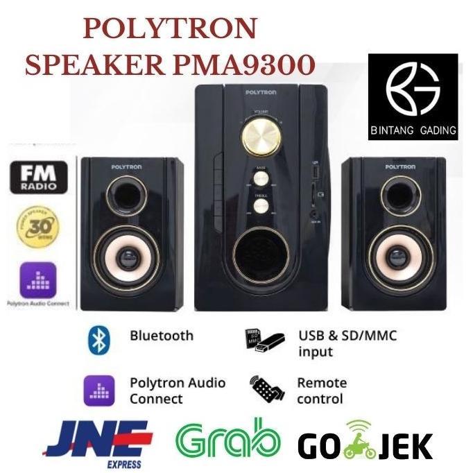 POLYTRON SPEAKER PMA9300 / PMA 9300 (BLUETOOTH / RADIO / AUX) SD534EA