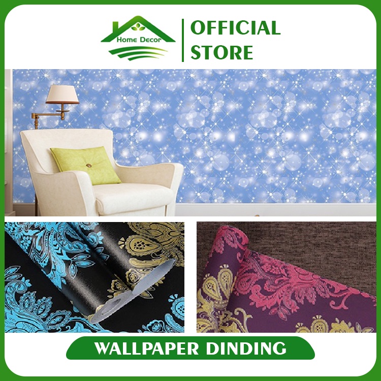 Wallpaper Dinding  3D Motif Batik Wallstiker Kode CY Premium Wallpaper Stiker Size 45CMX10M Wallstiker Ruang Tamu-5