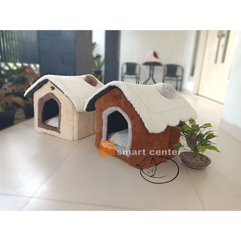 Rumah Kucing / Kandang Kucing / Tempat Tidur Kucing / Pet House Anjing /PDP