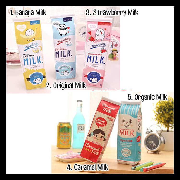 

Diskon Kotak Pensil Lucu Bentuk Milk Kotak Susu Pencil Case Tempat Pensil - Banana Milk Barang Bagus