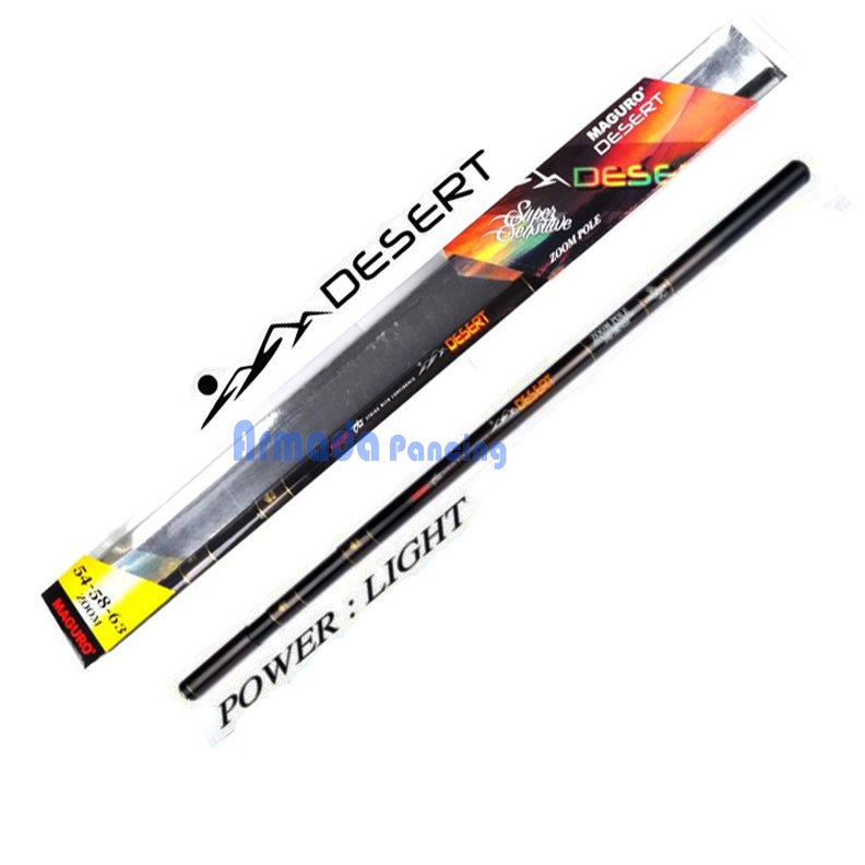 Joran Pancing Tegek MAGURO DESERT Carbon Keiryu Zoom Pole