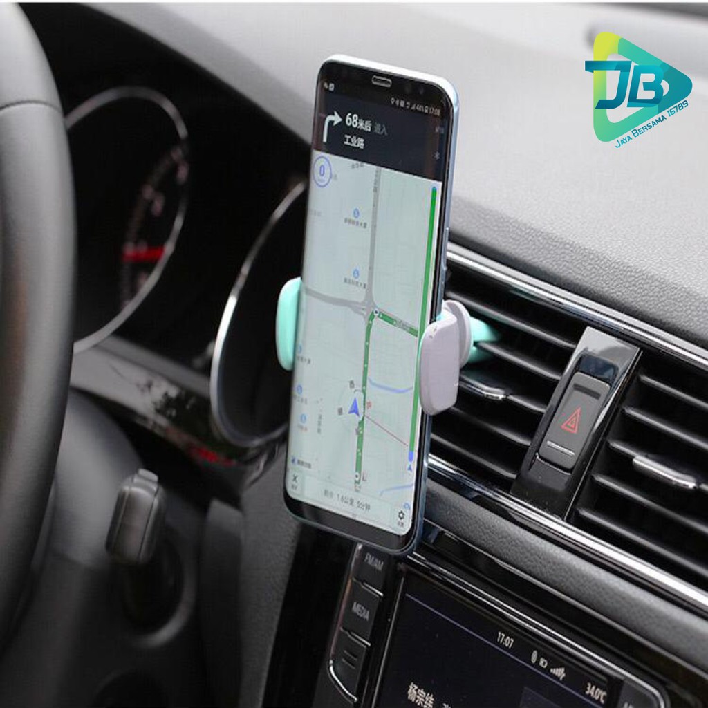 JXCH 2in1 Holder mobil HP car Holder Stand Dashboard AC KACA GPS universal phone 360 derajat JB2555