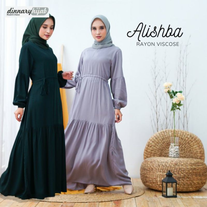 GAMIS ALISHBA POLOS DINNARY HIJAB