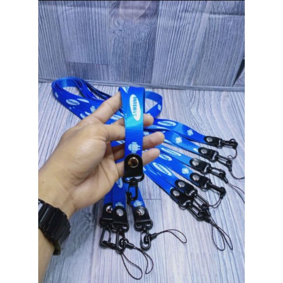 TALI GANTUNGAN HANDPHONE/ KARTU/ KUNCI/ USB/ LANYERD/ NECK STRAP/ MOTIF TERLARIS/ PANJANG TALI 45CM