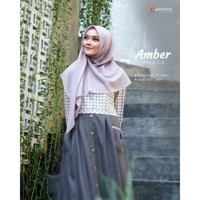Amber Dress by Yasmeera // Gamis Katun // Allure Blue
