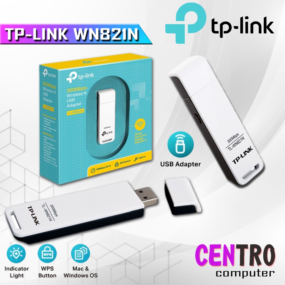 TP-LINK TL-WN 821N USB WIFI - tplink wn821n wifi usb