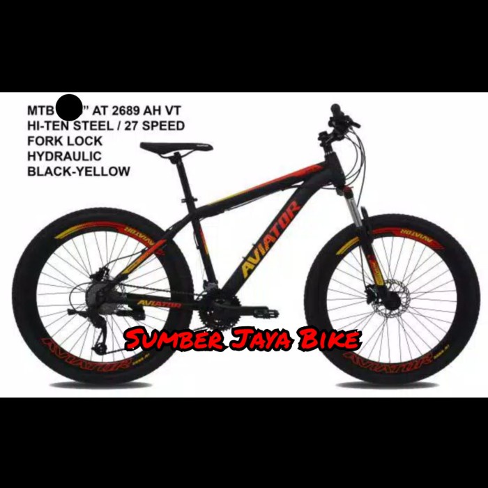 Sepeda Gunung MTB 26 Inch Aviator AT 2689 VT Hydrolic