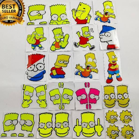 Toko Termurah stiker cutting SIMSON SIMPSONS KARAKTER 