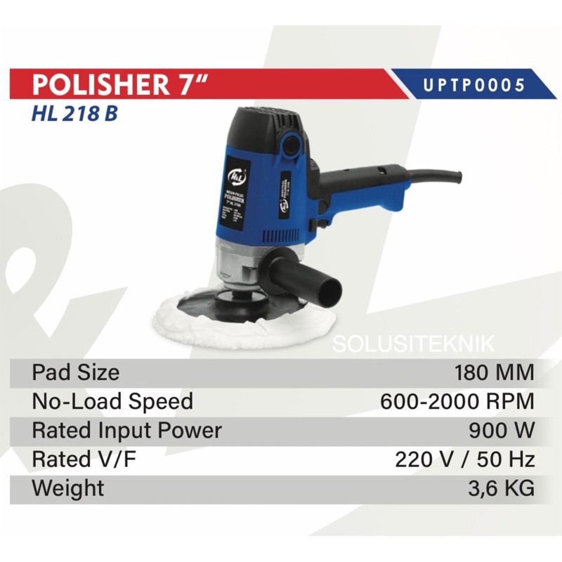 Mesin Poles POLISHER 7” HL 218 B