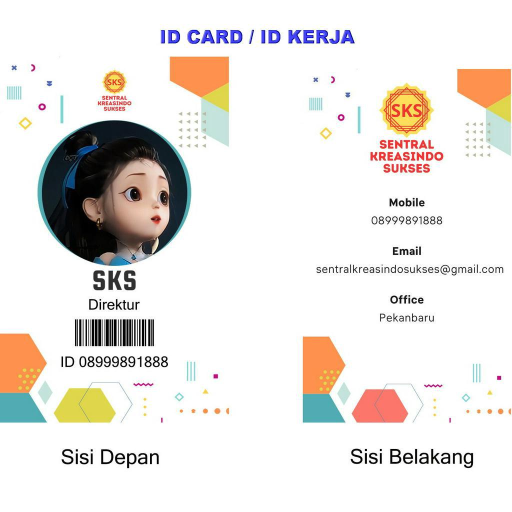 

Cetak ID Card, kartu kerja, Name Tag, Kartu ID, Kartu Anggota, kartu club custom