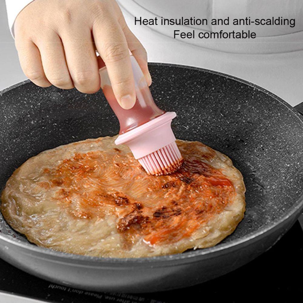 R-FLOWER Botol Minyak Silikon Aksesoris Dapur Barbekyu Baking Pastry Brush