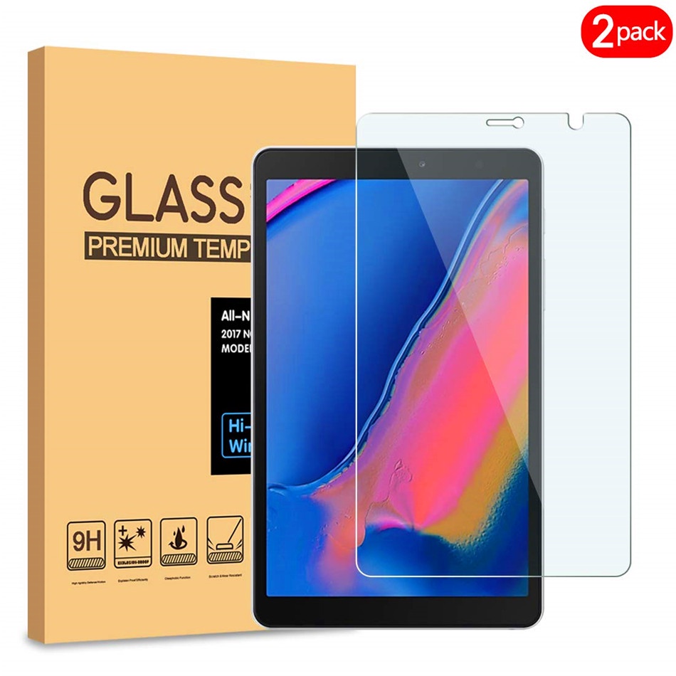 2pcs Pelindung Layar Tempered Glass Untuk Samsung Galaxy Tab A (S Pen) 8.0 2019 SM-P200 P205 (2019)