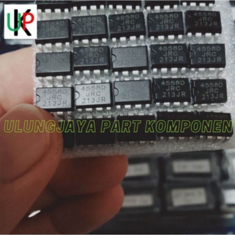 IC JRC4558 dual operational amplifier low noise