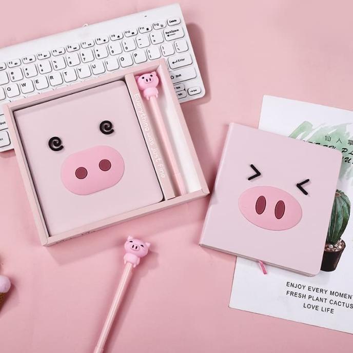 

Buku Tulis Set Unik / Book Set Edisi Piggy Imut