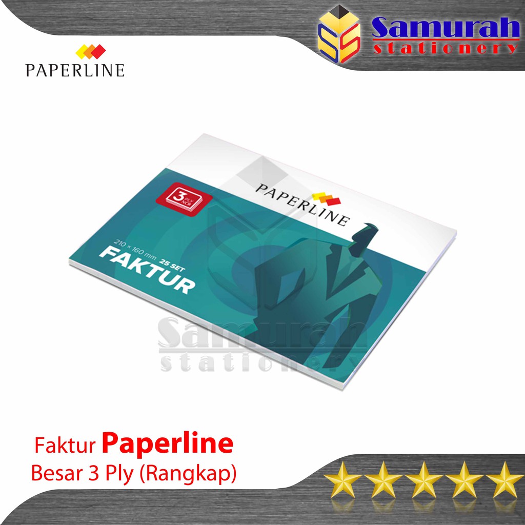 

Buku Faktur Paperline Besar 3 Ply / Bon Rangkap 3 / Nota PPL B3 FR