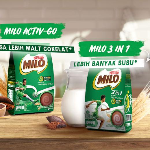 

Harga Terjangkau ♚ Milo Activ-Go Susu Bubuk Rasa Cokelat 300 gr!!