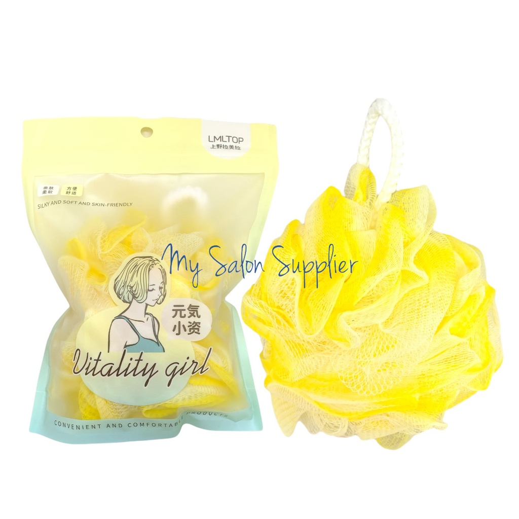 Serat Spon Mandi Bulat 50gr TOP122 / Busa Bath Sponge