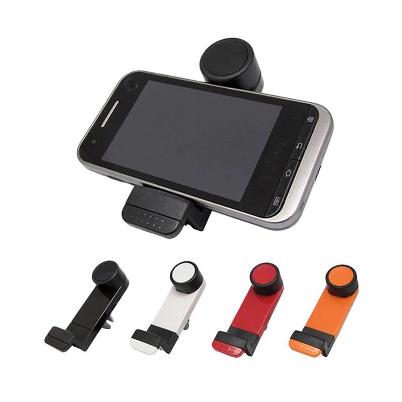 Agiler Portable Car Air Vent Mount for Mobile Phone - Hitam