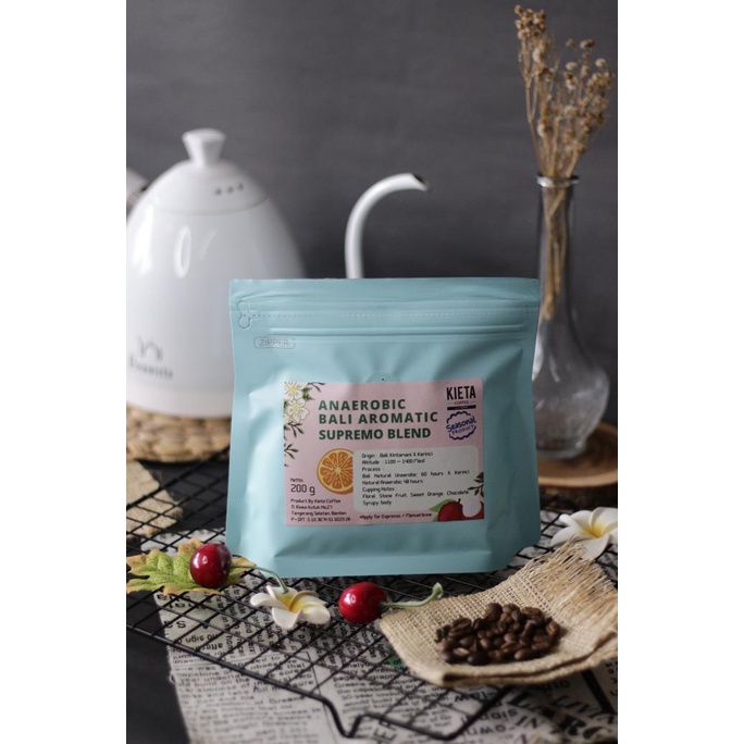 

[ COD ] Kopi Arabika Anaerobic Bali Aromatic Supremo Blend 200gr TERBAIK Kode 26