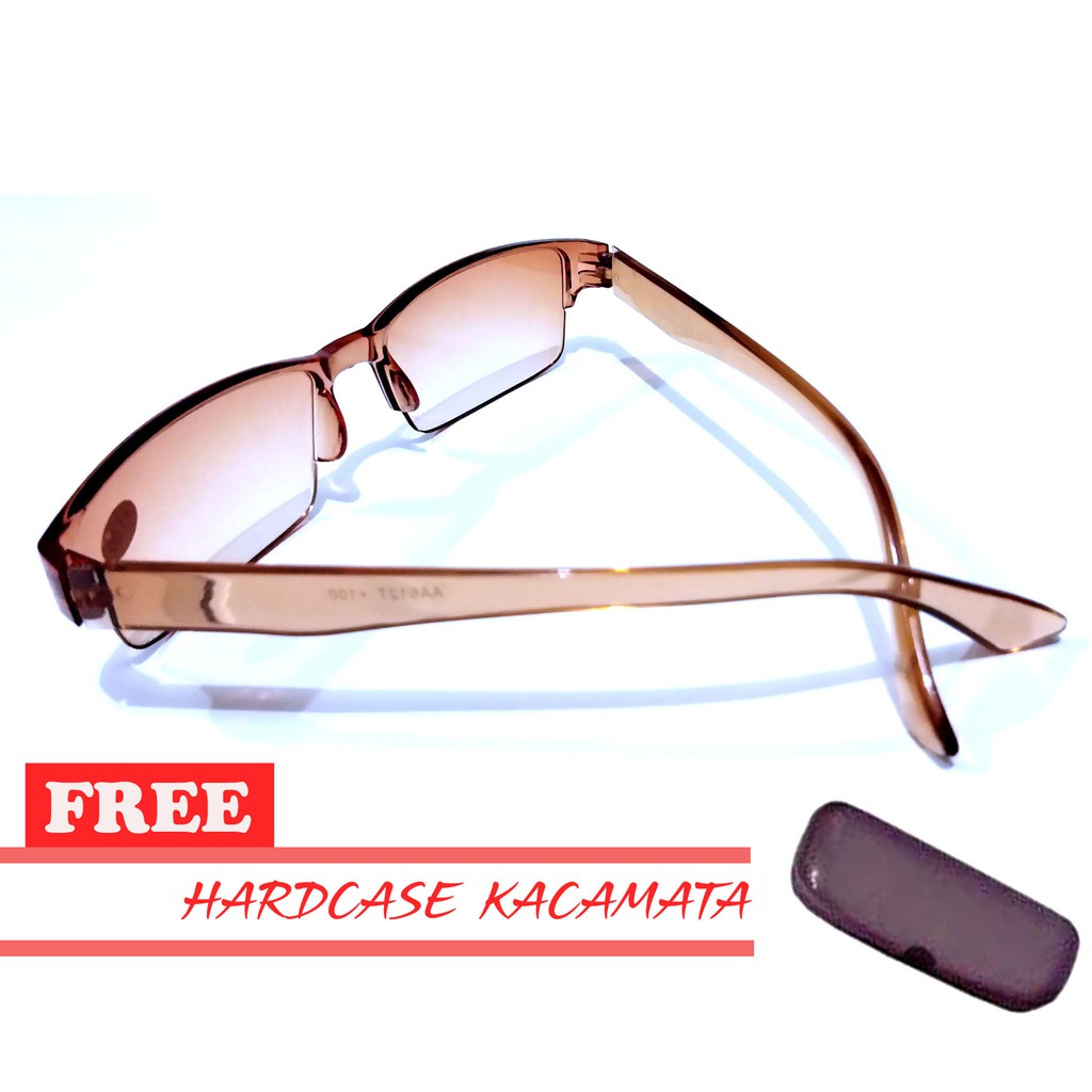 RAKA eyewear - Kacamata Baca Plus (+) Korean Style Kacamata Baca Fashion untuk Pria &amp; Wanita AA612T