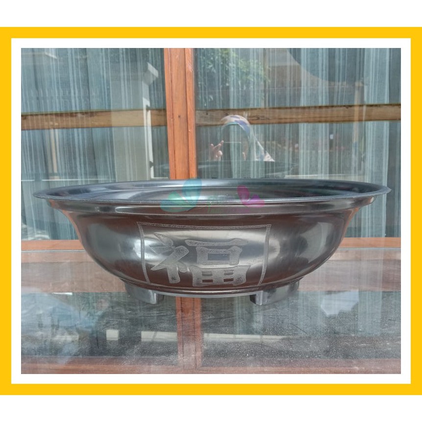 Only Gosend Pot Bonsai Gbl 40 / Pb 40 Hitam - Pot Tanaman Plastik Bonsai 40 Cm - Pot Adenium Sikas