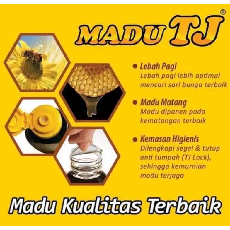 MADU TJ MURNI TRESNO JOYO ISI 150 GRAM / 100% MADU ASLI ALAMI