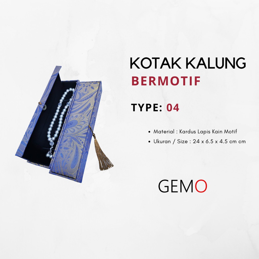 Kotak Kalung Koye Motif Tersedia Berbagai Warna Box Perhiasan Tempat Perhiasan Jewelry Murah Cocok Untuk Gift / Hadiah, Lamaran, Mahar Pernikahan, Hantaran Tunangan, Seserahan Pernikahan