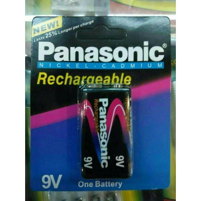 Baterai-Batereis Kotak PANASONIC 9V Rechargeable