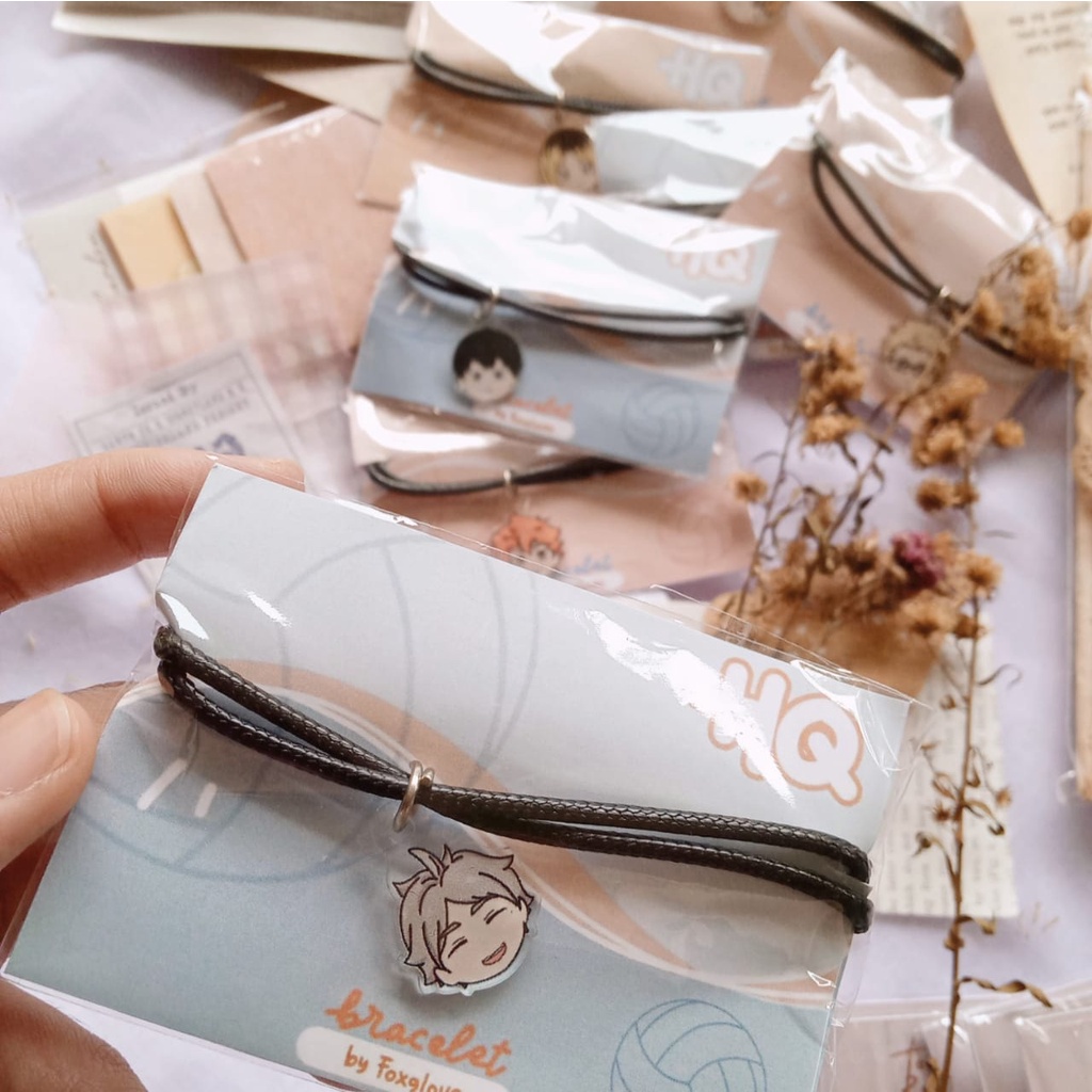 HAIKYUU BRACELET | Gelang Anime Haikyuu