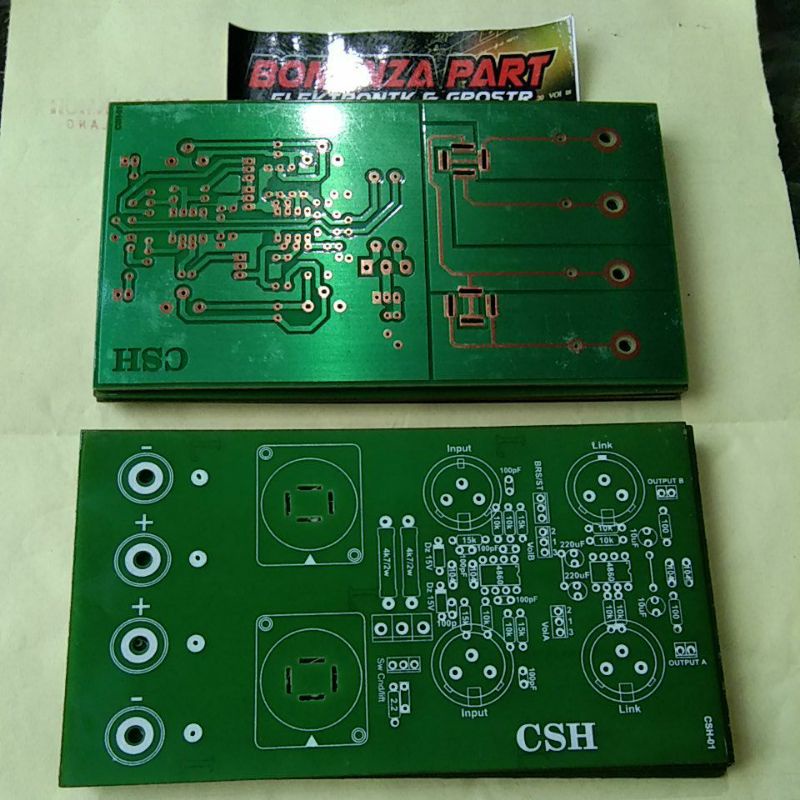 Pcb panel belakang bok 2channel GB TD CA produk CSH