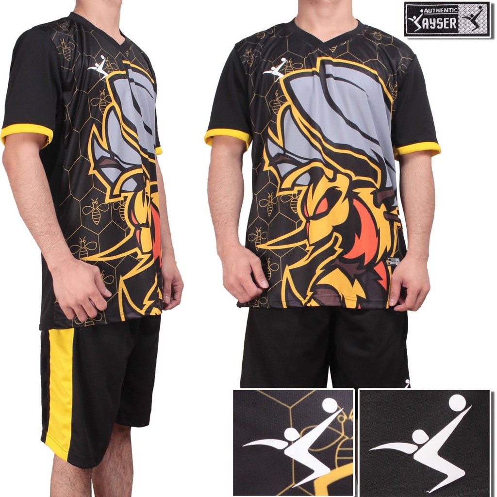 Promo BEE baju kaos stelan setelan jersey futsal sepak bola kayser /Kuliah /lebaran
