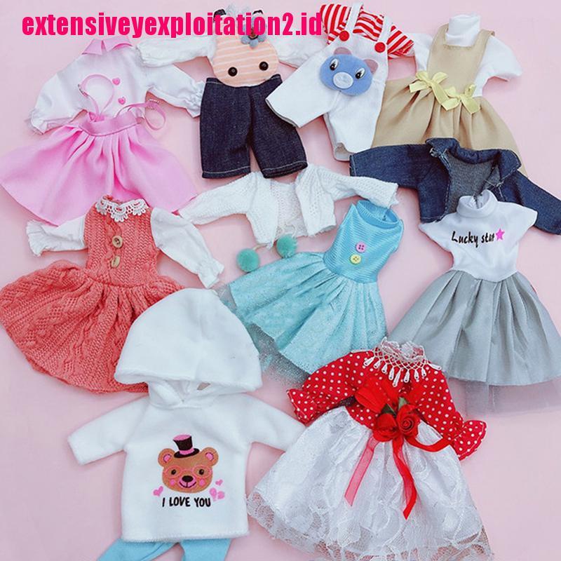 &lt; E2id &amp; &gt; Set Baju Boneka Barbie 1 / 6 30cm DIY