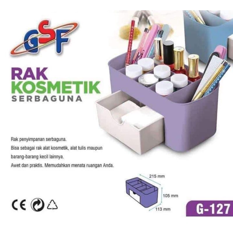 Rak Kosmetik Murah / Rak Makeup Plastik / Rak Laci  MINI