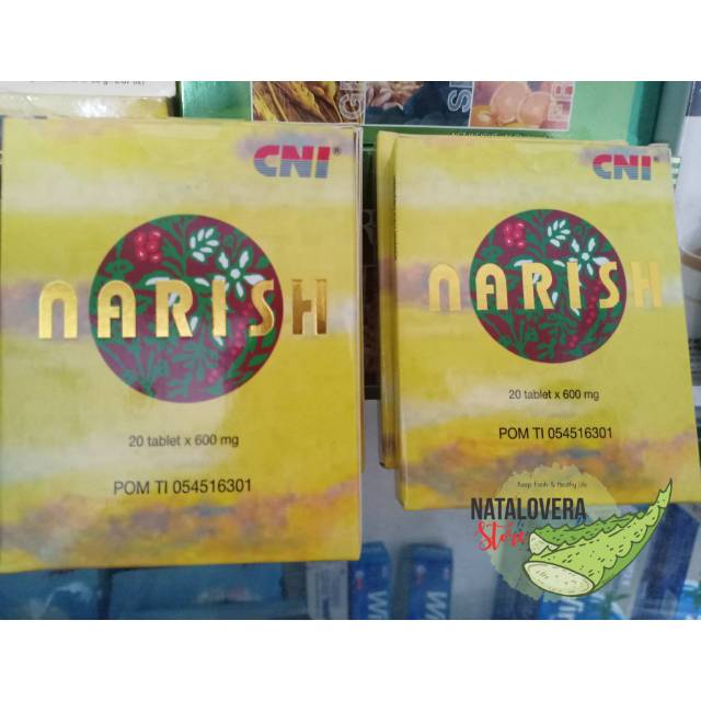 BIG SALE NARISH CNI ORIGINAL (20 tablet) SUPLEMEN MEMPERKUAT KESEHATAN PARU GINJAL DAN HATI