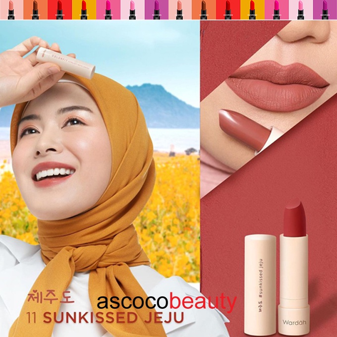 Wardah Colorfit Ultralight Matte Lipstick Korea 09 / 10 / 12 / 13 ✰ ascocobeauty ✰