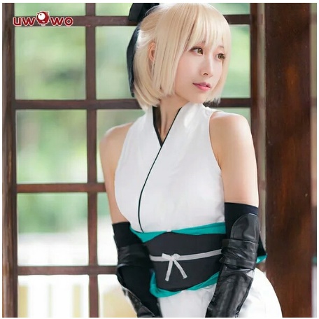 YUKATA KOSTUM COSTUME SABER OKITA BRAND LOKAL BAHAN HIGH QUALITY