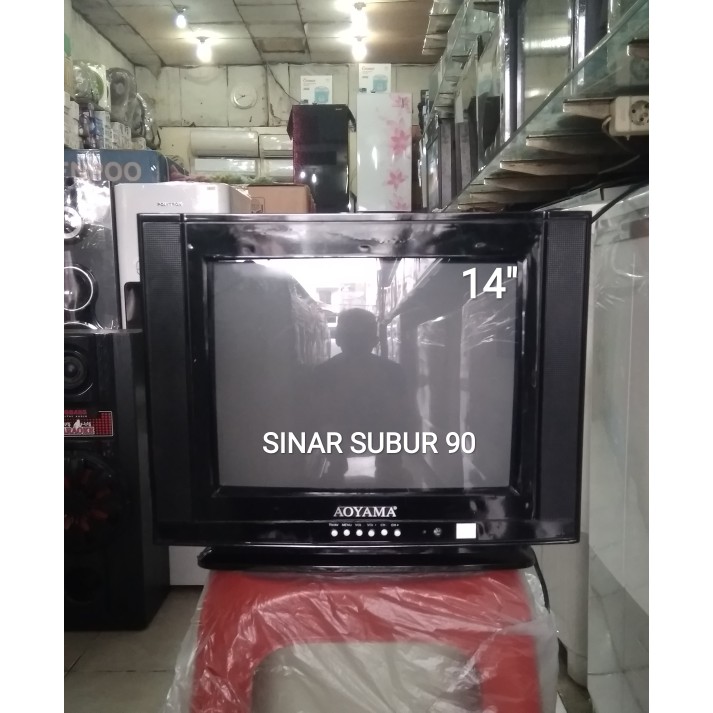 Promo TV AOYAMA TABUNG 14 INCH STEREO FREE ANTEN khusus Gojek-Grab kirim Murah Banget