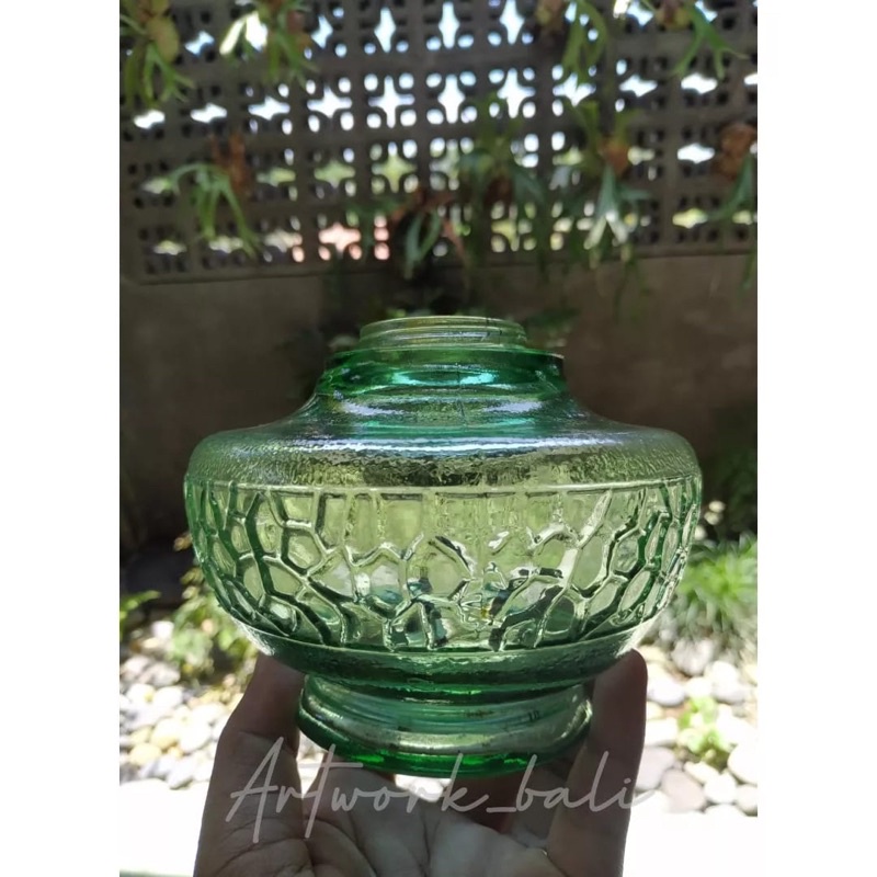 botol lampu minyak antik jadul