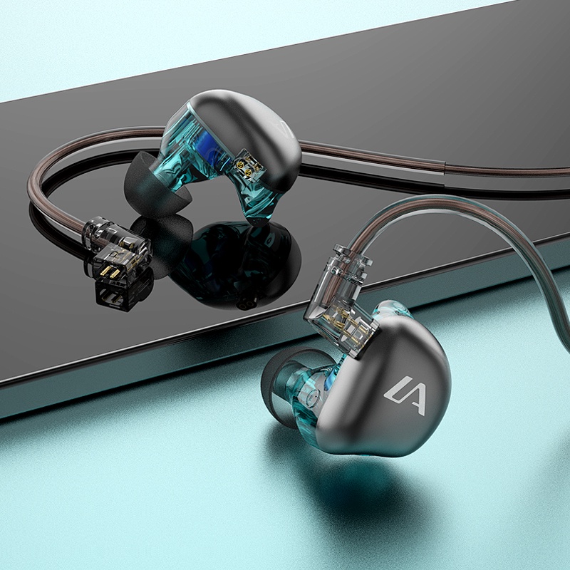 Dx02 Earphone HIFI Dinamis Desain Batu Cobblestone Untuk Olahraga Lari