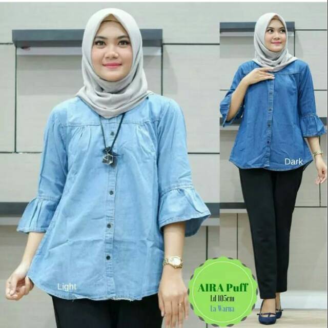 BLOUSE HIJAB BLOUSE MUSLIM ATASAN HIJAB BLOUSE BUSUI BLOUSE ATASAN JEANS WANITA OLSHOPMU