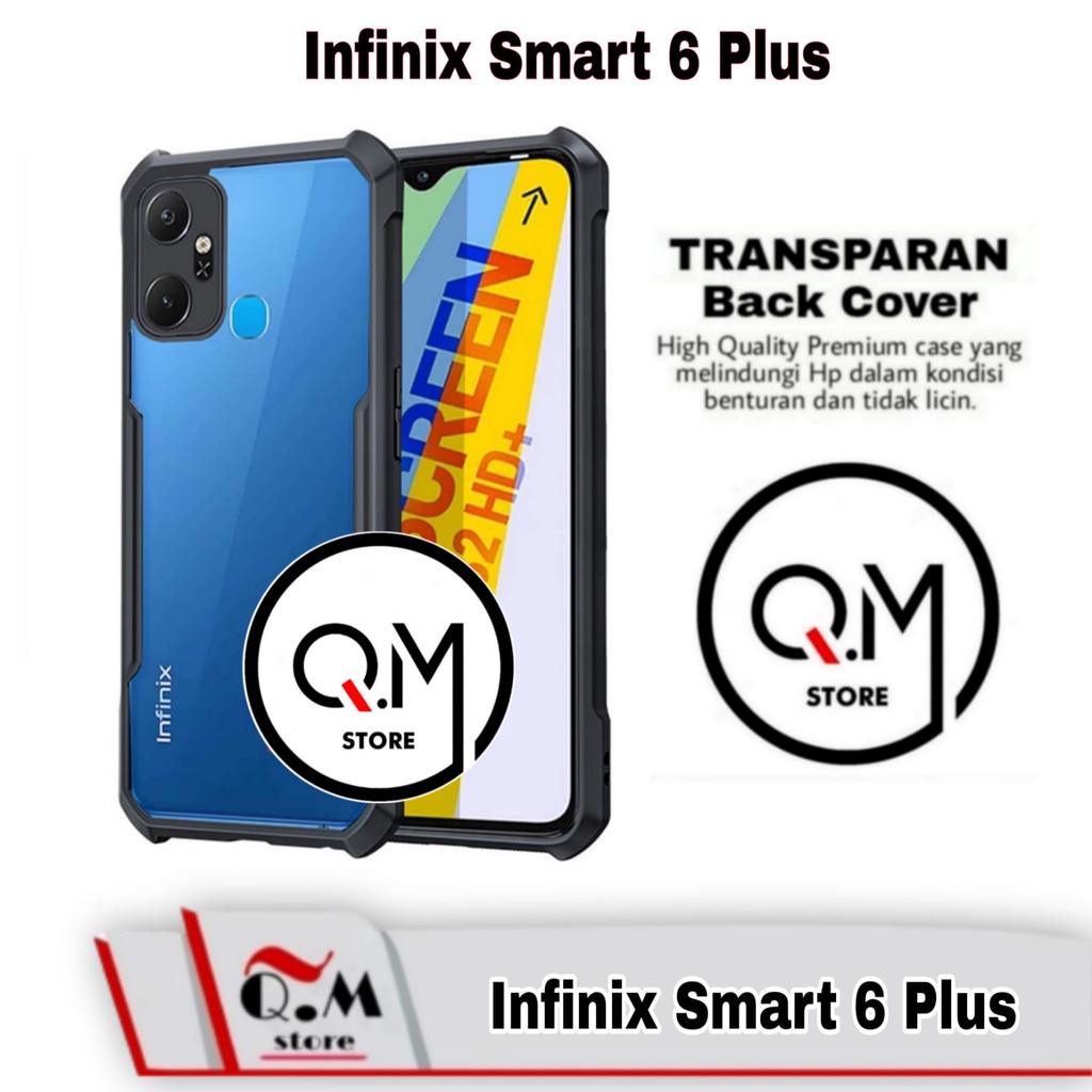 Case Infinix Smart 6 Plus Airbag Shockproof Transparent