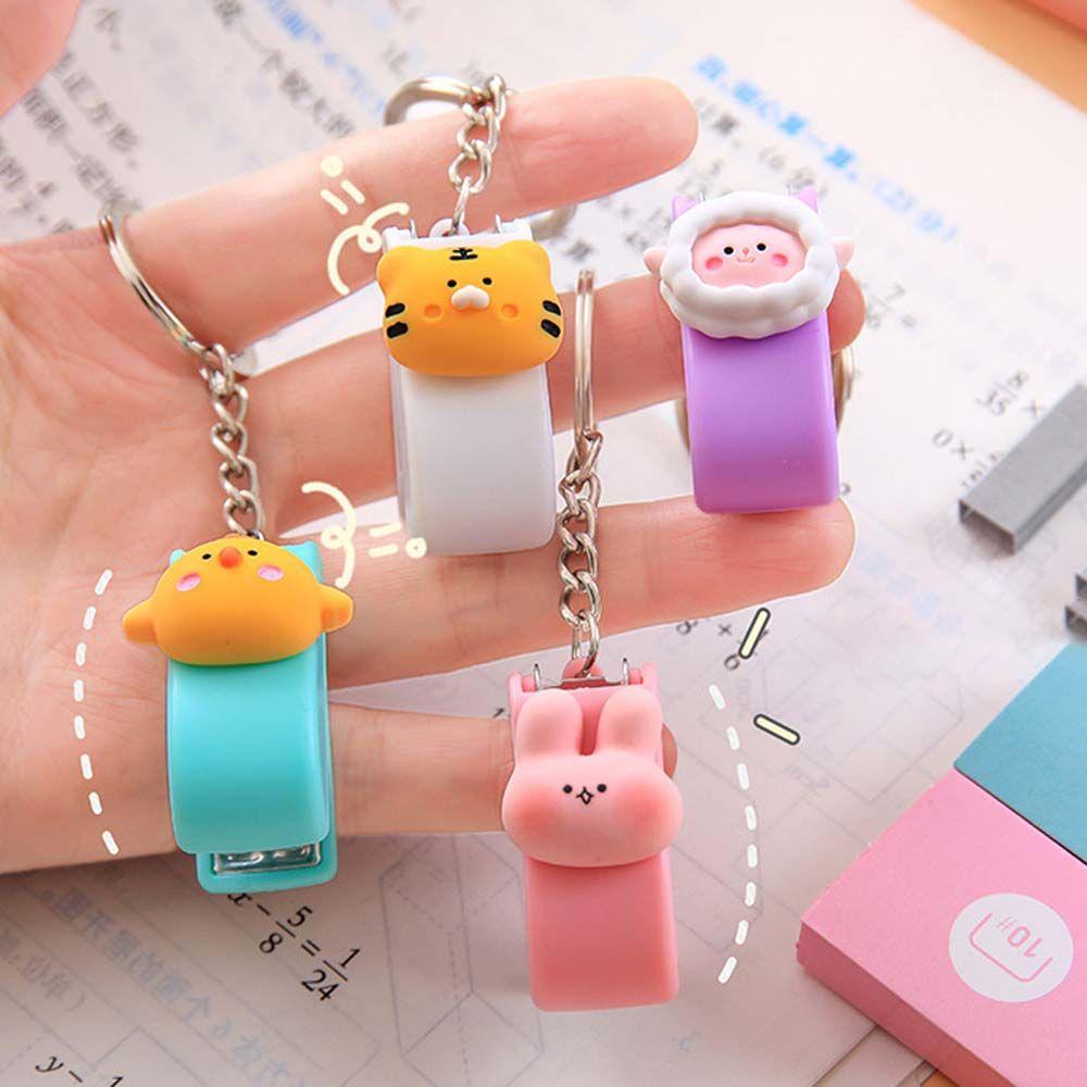 Stapler QUINTON Lucu|Stapler Mini Motif Kartun Ukuran 10 Untuk Pelajar