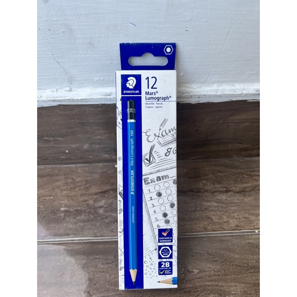 

pensil Staedtler 2B biru original 1000%