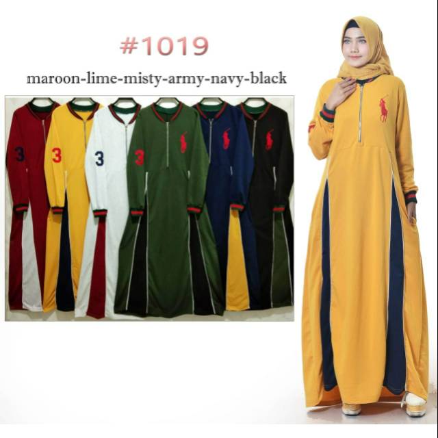 Polo Maxy, GAMIS /MAXI DRESS WANITA CANTIK FIT XXL LD 100-110 BAHAN BABYTERRY IMPORT TERMURAH OOTD