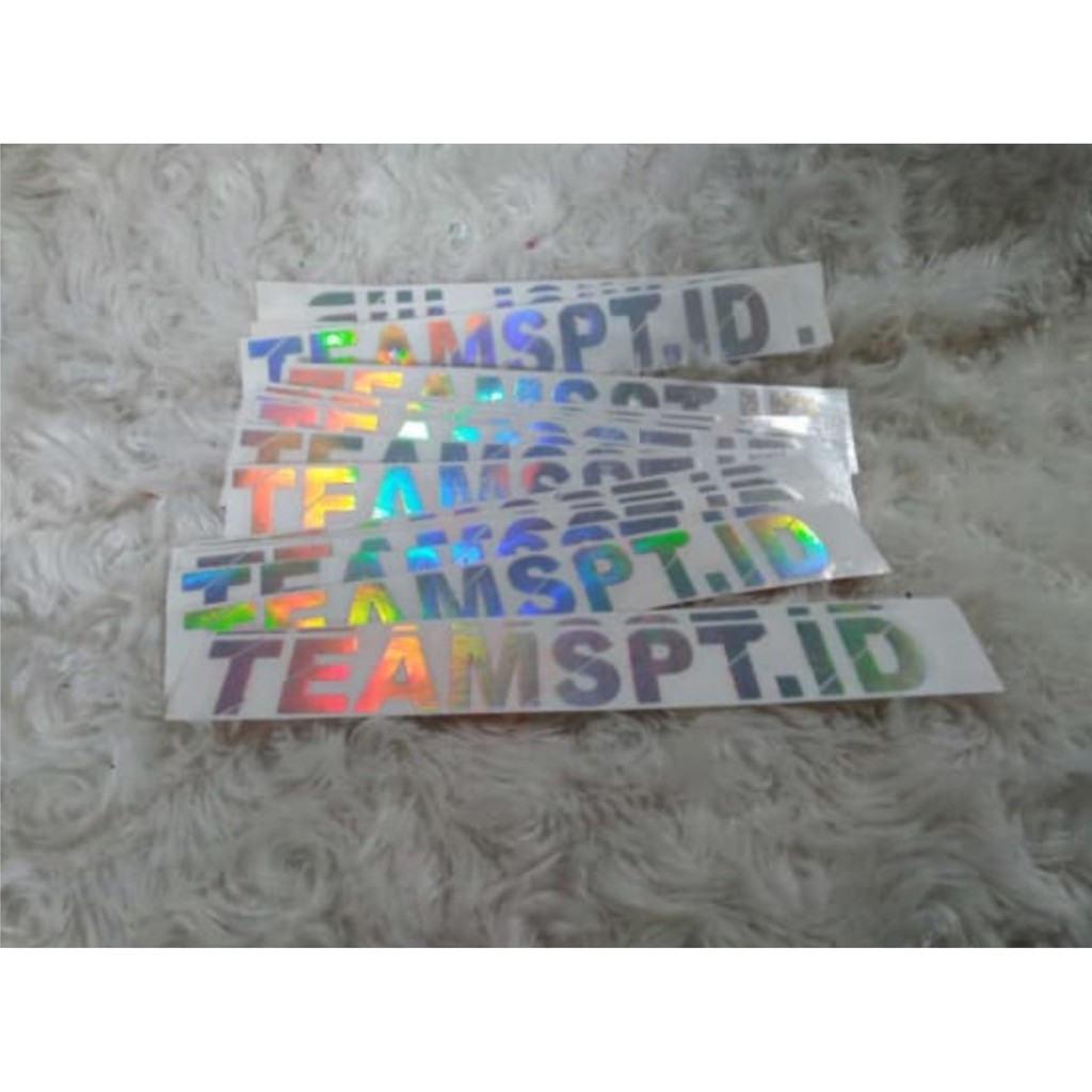 

cuting stiker teamspt.id HOLOGRAM. sticker cuting - stiker custom- cuting stiker
