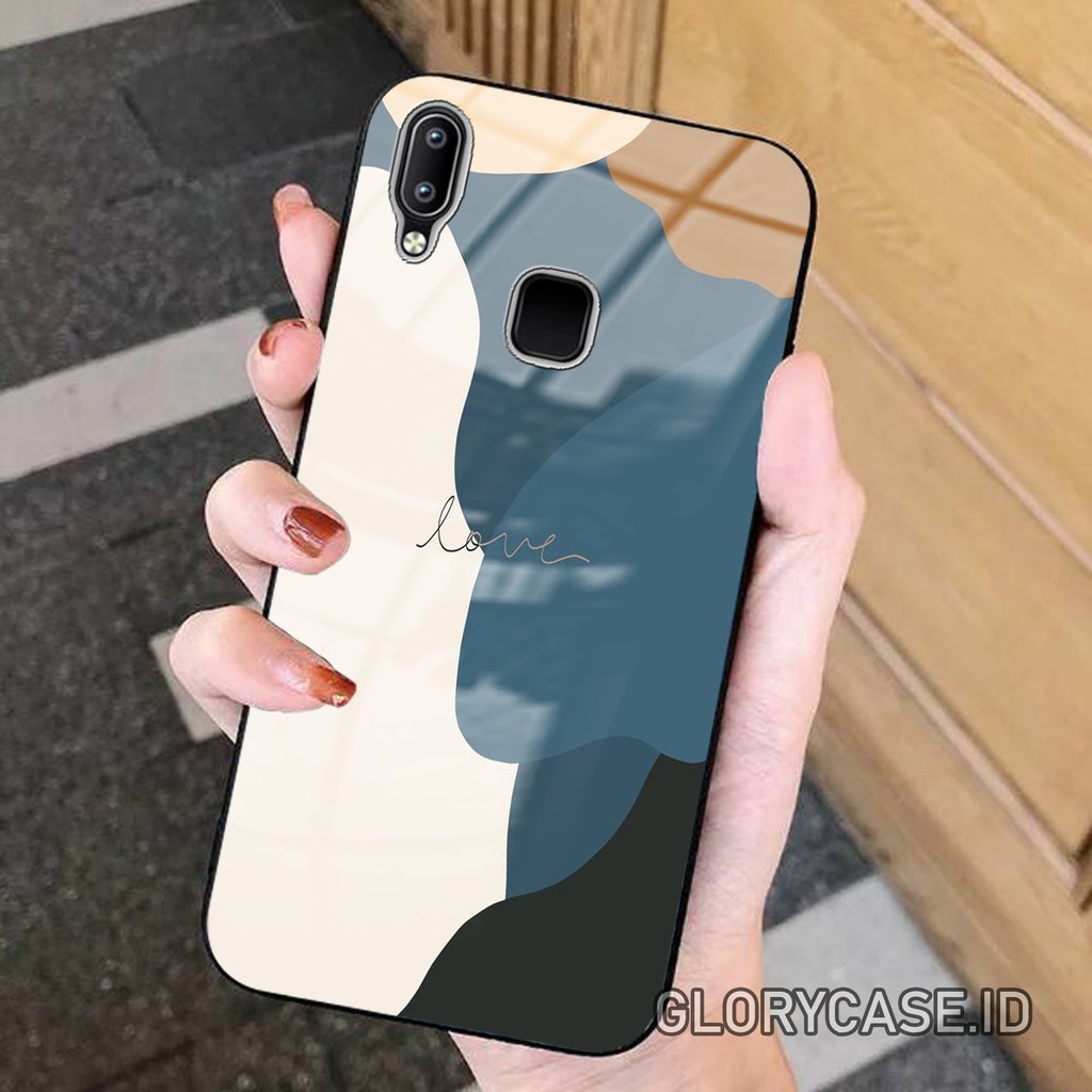 GK18 ( Vivo Y91/Y93/Y95 ) Softcase kaca Vivo Y91 - Case Vivo Y93 - casing hp Y95 - Case hp Y91/Y93