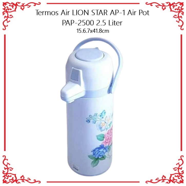 Termos Air Pencet LION STAR AP-1 Air Pot  PAP-2500 2.5 Liter